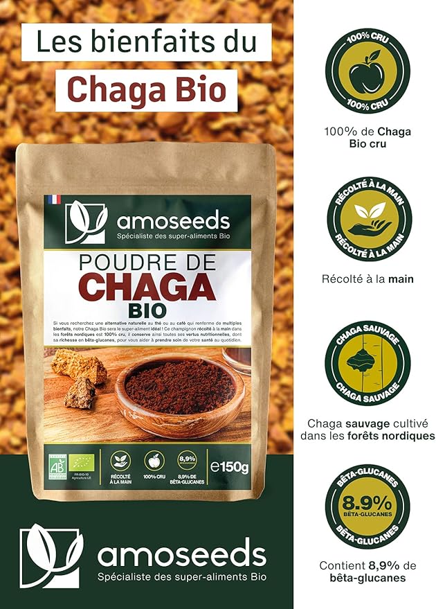 Poudre de Chaga Bio Santé Originelle